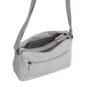 DANIEL RAY kabelka přes rameno / crossbody Muswellbrook DRL 16.1598.59 světle šedá otevřená