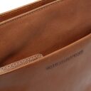 The Chesterfield Brand Dámská kožená kabelka přes rameno Navene C48.136331 koňaková logo