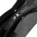 The Chesterfield Brand Kožená kabelka přes rameno Nerissa C48.143700 černá dvoucestný zip