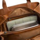 The Chesterfield Brand Kožená kabelka přes rameno Nerissa C48.143731 koňaková otevřená