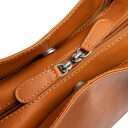 The Chesterfield Brand Kožená kabelka přes rameno Nerissa C48.143731 koňaková dvoucestný zip