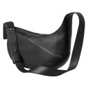 aunts & uncles kožená kabelka přes rameno Orchid 20064-0 černá zadní strana