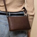 The Chesterfield Brand kožená kabelka přes rameno Orinoco C48.144201 hnědá jako crossbody