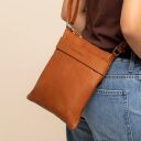 The Chesterfield Brand kožená kabelka přes rameno Trenton C48.144131 koňaková jako crossbody