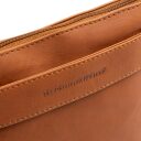 The Chesterfield Brand kožená kabelka přes rameno Trenton C48.144131 koňaková logo