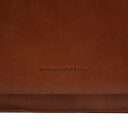 Kožená taška přes rameno s klopou Osuna C48.130431 koňaková - logo značky The Chesterfield Brand