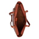 The Chesterfield Brand Kožená kabelka na notebook 13" Astano C38.021531 koňaková otevřená