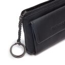 The Chesterfield Brand kožená klíčenka Torano C08.061600 černá s kroužkem