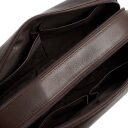 The Chesterfield Brand Kožená kosmetická taška Montelaro C08.063901 hnědá vnitřní přihrádky