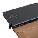 Kožená peněženka - pouzdro na karty RFID Althea béžová detail