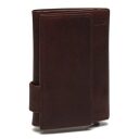 The Chesterfield Brand Kožená peněženka - pouzdro na karty RFID C08.045801 Mannheim hnědá zadní strana