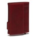 The Chesterfield Brand Kožená peněženka - pouzdro na karty RFID C08.045804 Mannheim červená zadní strana