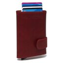 The Chesterfield Brand Kožená peněženka - pouzdro na karty RFID C08.045804 Mannheim červená