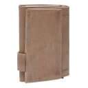 The Chesterfield Brand Kožená peněženka - pouzdro na karty RFID C08.045805 Mannheim béžová zadní strana