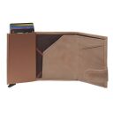 The Chesterfield Brand Kožená peněženka - pouzdro na karty RFID C08.045805 Mannheim béžová otevřená