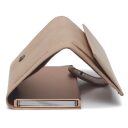 The Chesterfield Brand Kožená peněženka - pouzdro na karty RFID C08.045805 Mannheim béžová boční náhled