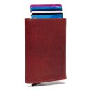 The Chesterfield Brand Kožená peněženka - pouzdro na karty RFID Paris C08.044104 červená
