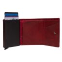 The Chesterfield Brand Kožená peněženka - pouzdro na karty RFID Paris C08.044104 červená otevřená