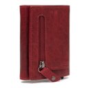 The Chesterfield Brand Kožená peněženka - pouzdro na karty RFID Paris C08.044104 červená zadní strana