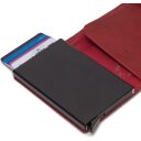 The Chesterfield Brand Kožená peněženka - pouzdro na karty RFID Paris C08.044104 červená vysunuté karty