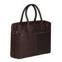 BURKELY Kožená taška na notebook 15,6" Taylor Worker 9007979.22.20 hnědá zadní strana
