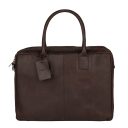 BURKELY Kožená taška na notebook 15,6" Taylor Worker 9007979.22.20 hnědá