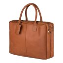BURKELY Kožená taška na notebook 15,6" Taylor Worker 9007979.22.24 koňaková boční náhled