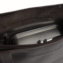The Chesterfield Brand Kožená shopper kabelka Anira C38.023101 hnědá otevřená