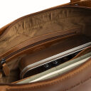 The Chesterfield Brand Kožená shopper kabelka Anira C38.023131 koňaková otevřená