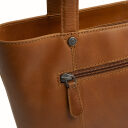 The Chesterfield Brand Kožená shopper kabelka Anira C38.023131 koňaková zadní přihrádka
