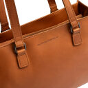 The Chesterfield Brand Kožená shopper kabelka Ellsworth C38.022831 koňaková logo