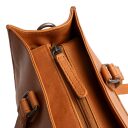 The Chesterfield Brand Kožená shopper kabelka Ellsworth C38.022831 koňaková zip