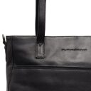 The Chesterfield Brand Kožená shopper kabelka na notebook Mosel C38.022500 černá logo