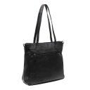 The Chesterfield Brand Kožená shopper kabelka na notebook Mosel C38.022500 černá zadní strana