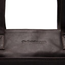 The Chesterfield Brand Kožená shopper kabelka na notebook Mosel C38.022501 hnědá logo