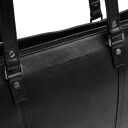 The Chesterfield Brand Kožená shopper kabelka na notebook 14" Alverino C38.022900 černá logo