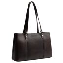 The Chesterfield Brand Kožená shopper kabelka na notebook 14" Alverino C38.022901 hnědá přední strana