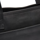 The Chesterfield Brand Kožená kabelka na notebook 15" Adana C38.021900 černá logo