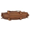 The Chesterfield Brand Kožená kabelka na notebook 15" Adana C38.021931 koňaková náhled shora