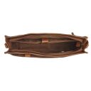 The Chesterfield Brand Kožená kabelka na notebook 15" Adana C38.021931 koňaková otevřená