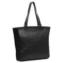 Kožená shopper kabelka na notebook BERLIN C38.016000 černá