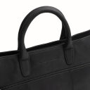The Chesterfield Brand kožená shopper kabelka na notebook Westbrook C38.022700 černá logo