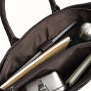 The Chesterfield Brand kožená shopper kabelka na notebook Westbrook C38.022701 hnědá vnitřní přihrádky