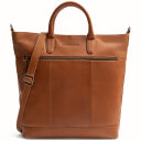 The Chesterfield Brand kožená shopper kabelka na notebook Westbrook C38.022731 koňaková s ramenním popruhem