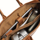 The Chesterfield Brand kožená shopper kabelka na notebook Westbrook C38.022731 koňaková vnitřní přihrádky