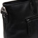 The Chesterfield Brand Kožená shopper kabelka Pergamino C38.022000 černá zadní kapsa
