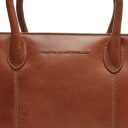 The Chesterfield Brand Kožená shopper kabelka Pergamino C38.022031 koňaková logo