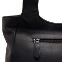 The Chesterfield Brand Kožená shopper kabelka Tofino C48.143400 černá zadní přihrádka