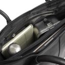 The Chesterfield Brand Kožená shopper kabelka C38.023000 černá otevřená