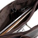 The Chesterfield Brand Kožená shopper kabelka Vespera C38.023001 hnědá vnitřní přihrádky